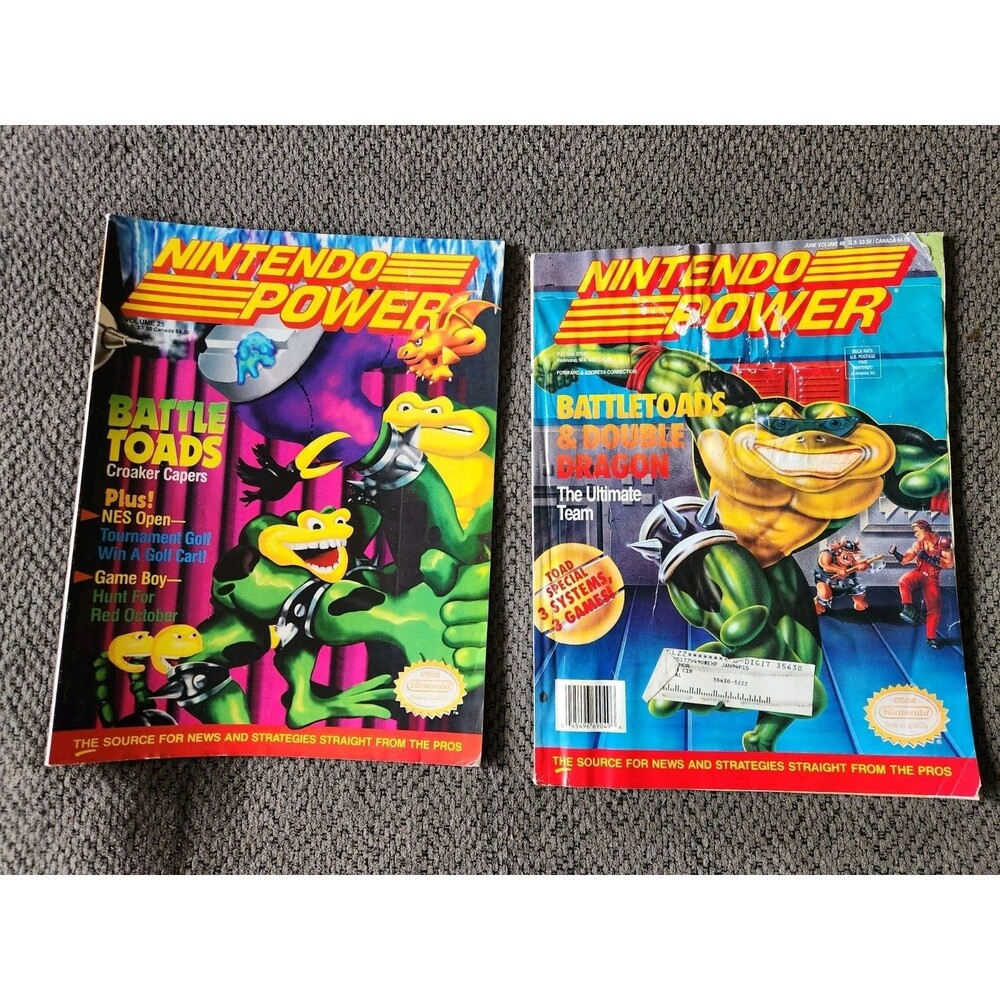 2 Nintendo Power Magazine June 1991 1993 Issue #25 49 Battle Toads Double Dragon